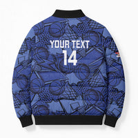 Serbia Basketball Custom Bomber Puffer Jacket Srbija Go Champions - Wonder Print Shop