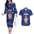 Serbia Basketball Custom Couples Matching Off The Shoulder Long Sleeve Dress and Hawaiian Shirt Srbija Go Champions - Wonder Print Shop