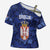 Serbia Basketball Custom Cross Shoulder Shirt Srbija Go Champions - Wonder Print Shop