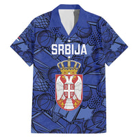 Serbia Basketball Custom Family Matching Mermaid Dress and Hawaiian Shirt Srbija Go Champions - Wonder Print Shop