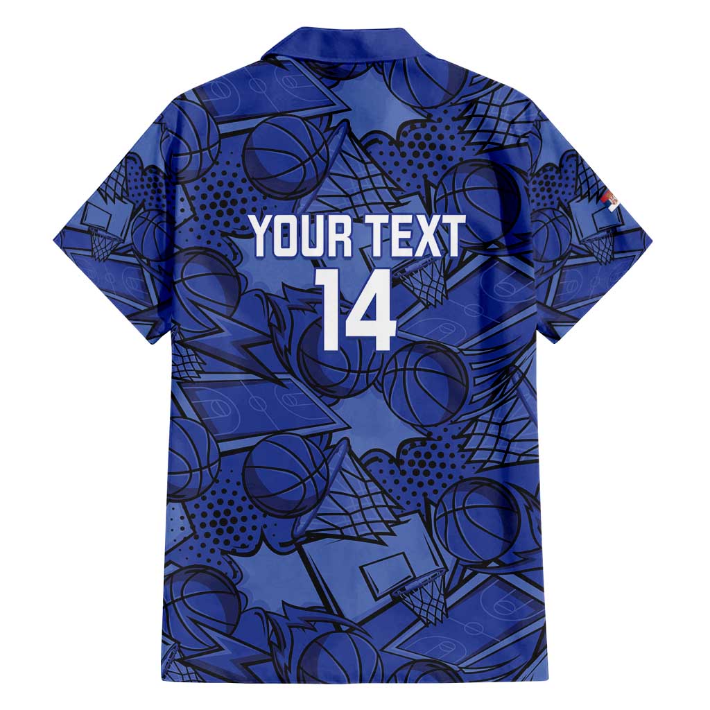 Serbia Basketball Custom Family Matching Puletasi and Hawaiian Shirt Srbija Go Champions - Wonder Print Shop