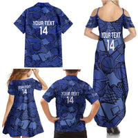 Serbia Basketball Custom Family Matching Summer Maxi Dress and Hawaiian Shirt Srbija Go Champions - Wonder Print Shop