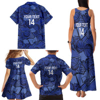 Serbia Basketball Custom Family Matching Tank Maxi Dress and Hawaiian Shirt Srbija Go Champions - Wonder Print Shop