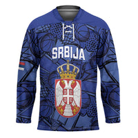 Serbia Basketball Custom Hockey Jersey Srbija Go Champions - Wonder Print Shop