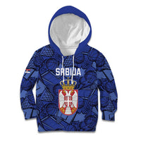 Serbia Basketball Custom Kid Hoodie Srbija Go Champions - Wonder Print Shop