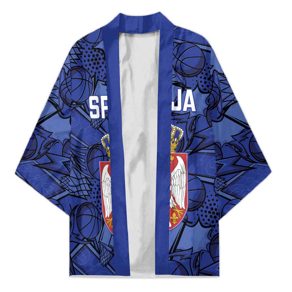 Serbia Basketball Custom Kimono Srbija Go Champions - Wonder Print Shop
