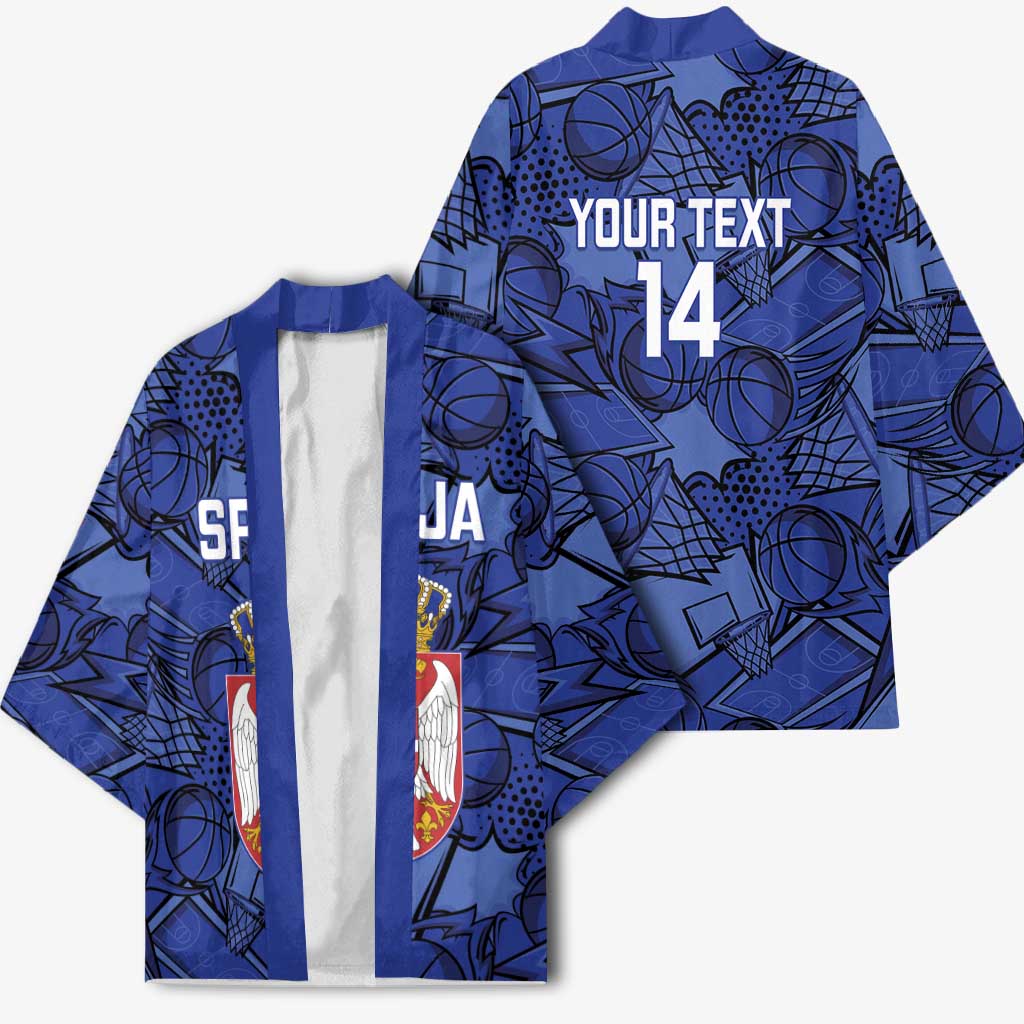 Serbia Basketball Custom Kimono Srbija Go Champions - Wonder Print Shop