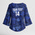 Serbia Basketball Custom Kimono Sleeve Blouse Srbija Go Champions - Wonder Print Shop