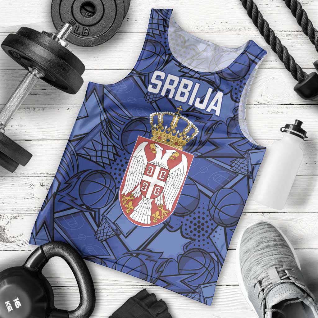 Serbia Basketball Custom Men Tank Top Srbija Go Champions - Wonder Print Shop