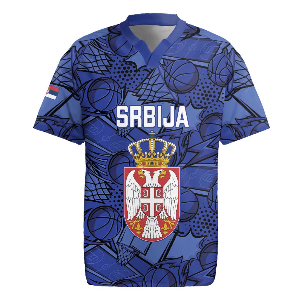 Serbia Basketball Custom Rugby Jersey Srbija Go Champions - Wonder Print Shop