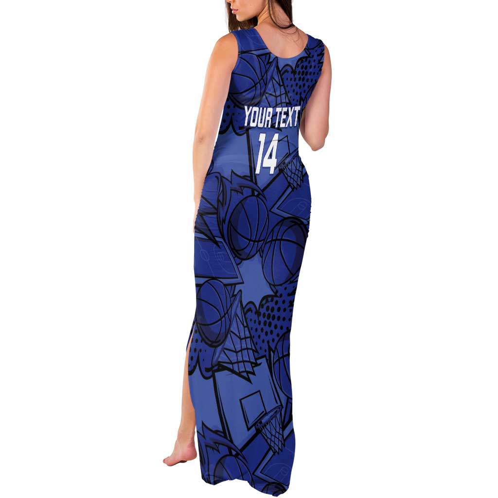 Serbia Basketball Custom Tank Maxi Dress Srbija Go Champions - Wonder Print Shop