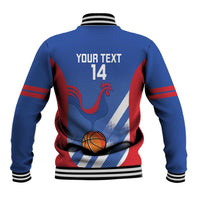 France Basketball Custom Baseball Jacket Allez Les Bleus - Wonder Print Shop