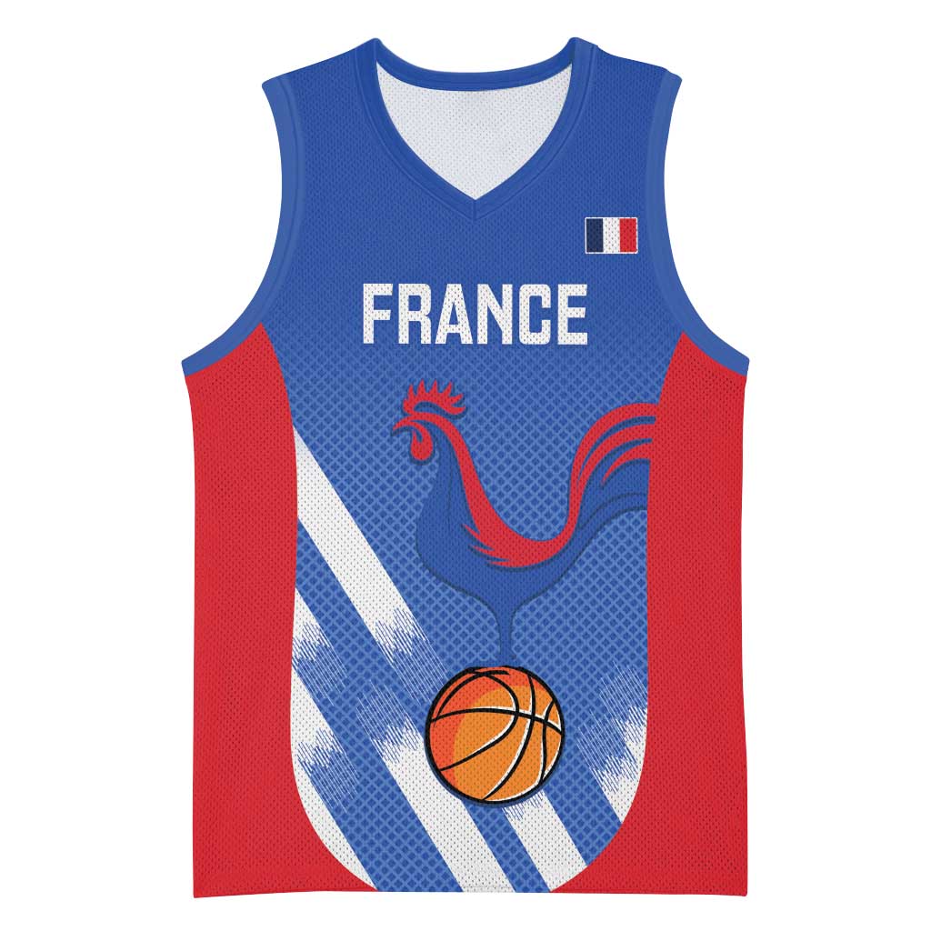 France Basketball Custom Basketball Jersey Allez Les Bleus - Wonder Print Shop