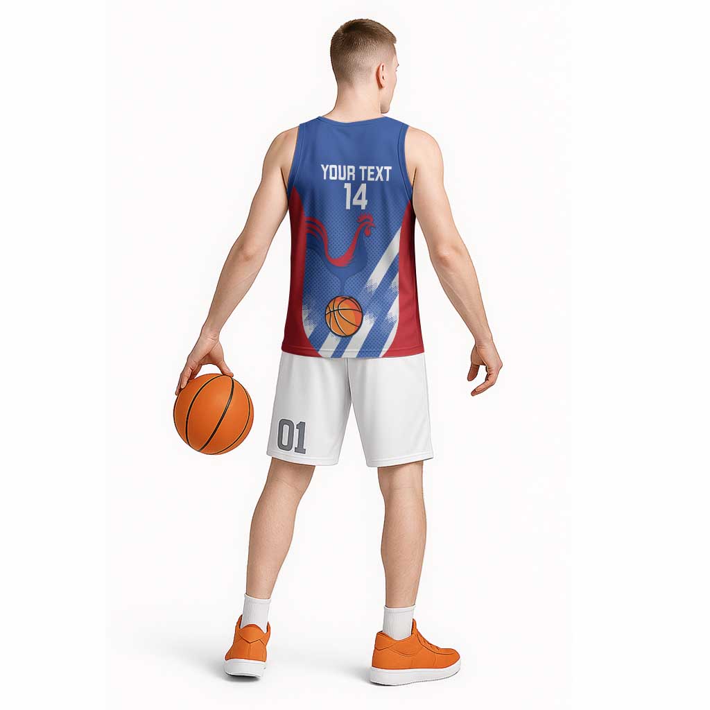 France Basketball Custom Basketball Jersey Allez Les Bleus - Wonder Print Shop
