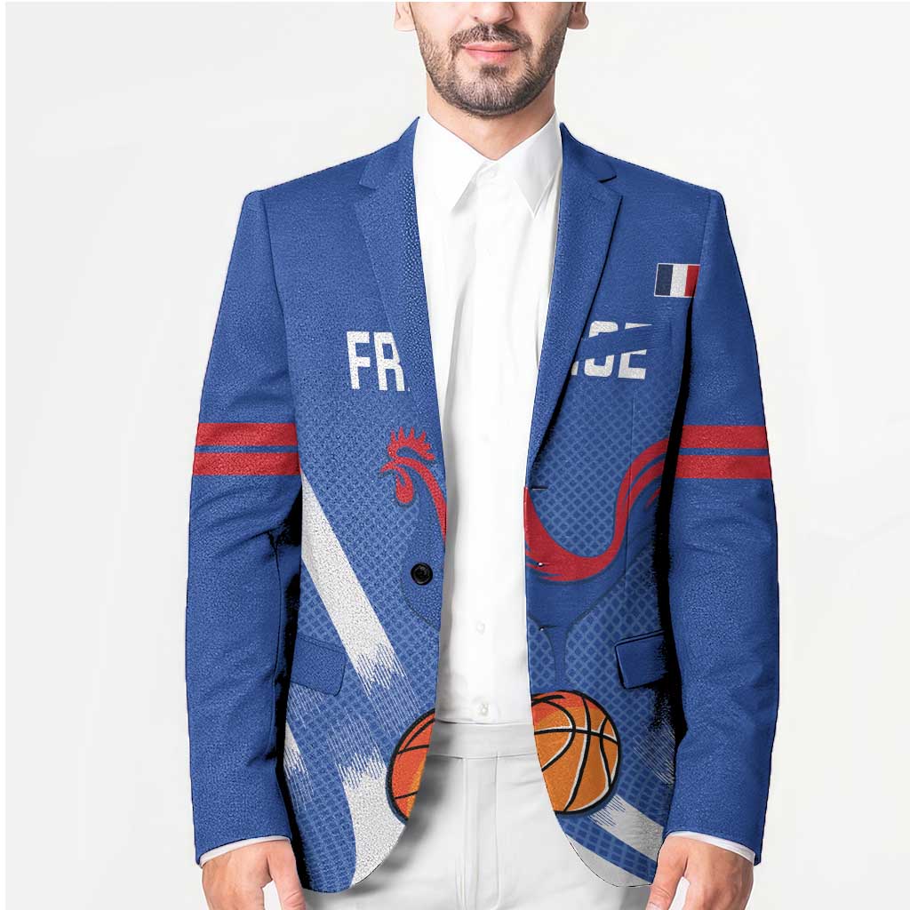 France Basketball Custom Blazer Allez Les Bleus - Wonder Print Shop