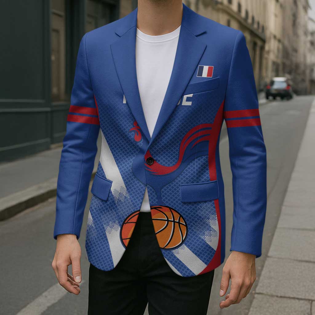 France Basketball Custom Blazer Allez Les Bleus - Wonder Print Shop