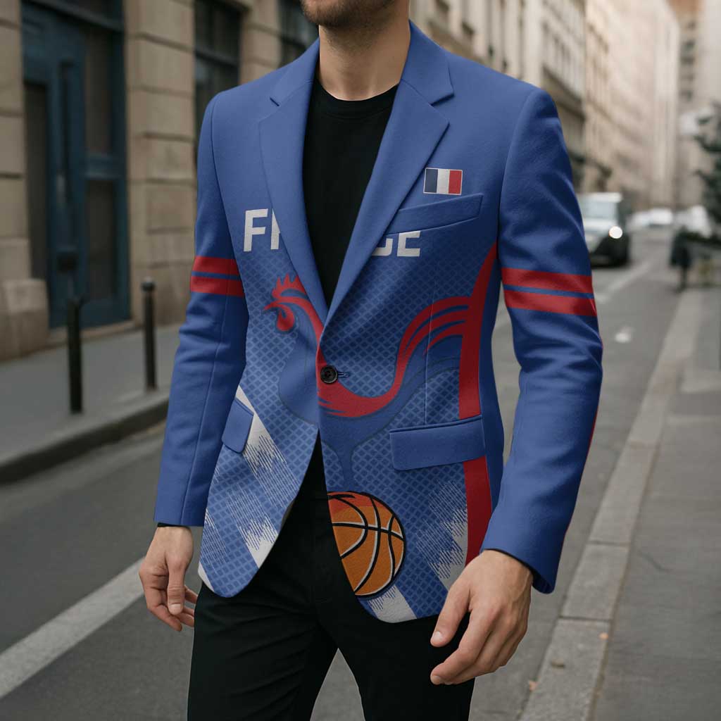 France Basketball Custom Blazer Allez Les Bleus - Wonder Print Shop