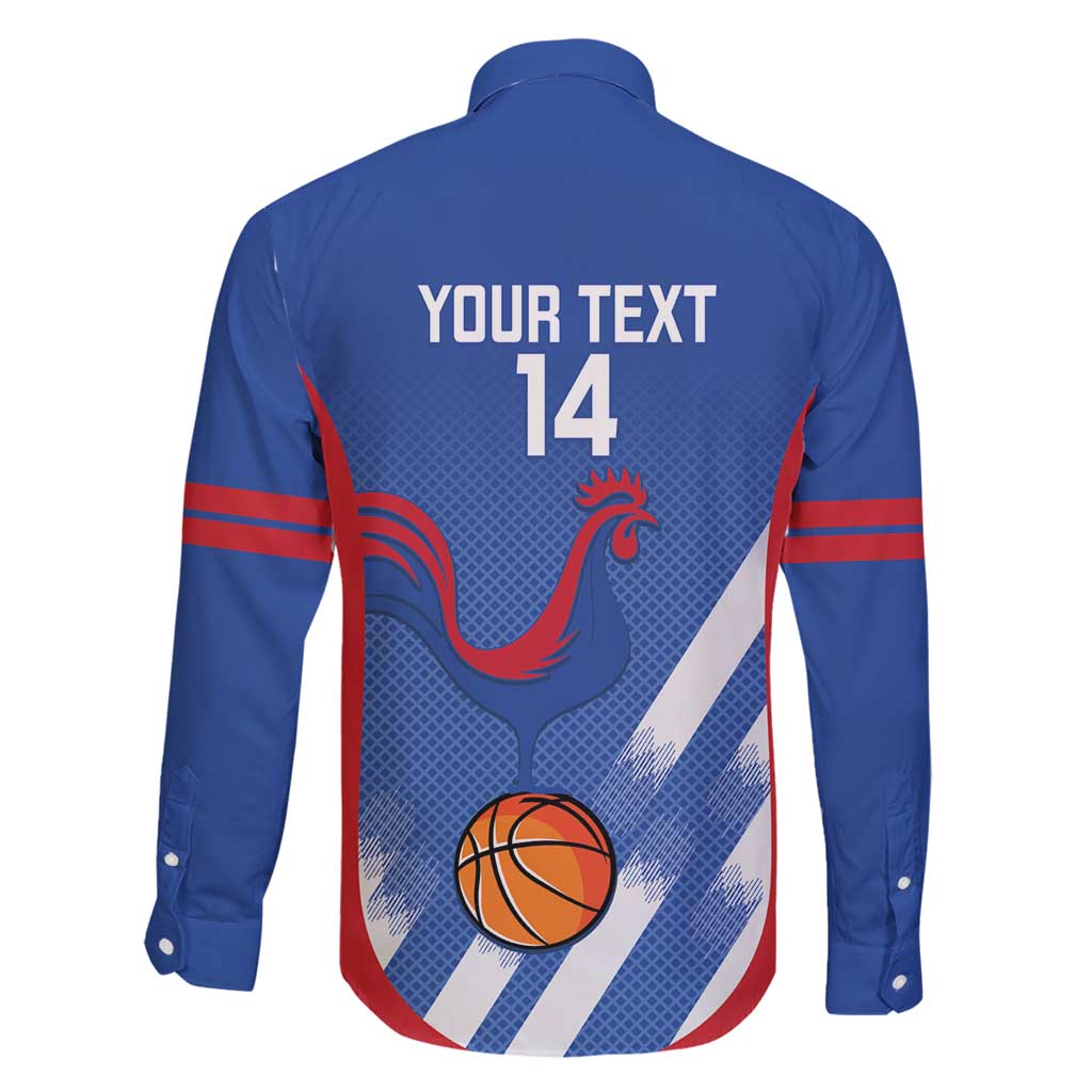France Basketball Custom Family Matching Puletasi and Hawaiian Shirt Allez Les Bleus - Wonder Print Shop