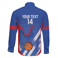 France Basketball Custom Family Matching Short Sleeve Bodycon Dress and Hawaiian Shirt Allez Les Bleus - Wonder Print Shop