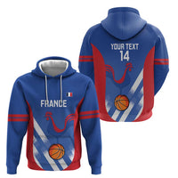 France Basketball Custom Hoodie Allez Les Bleus - Wonder Print Shop