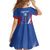 France Basketball Custom Kid Short Sleeve Dress Allez Les Bleus - Wonder Print Shop