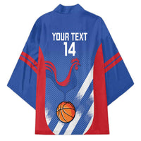 France Basketball Custom Kimono Allez Les Bleus - Wonder Print Shop