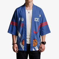 France Basketball Custom Kimono Allez Les Bleus - Wonder Print Shop