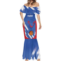 France Basketball Custom Mermaid Dress Allez Les Bleus - Wonder Print Shop