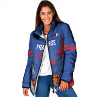 France Basketball Custom Padded Jacket Allez Les Bleus - Wonder Print Shop