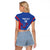 France Basketball Custom Raglan Cropped T Shirt Allez Les Bleus - Wonder Print Shop