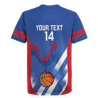 France Basketball Custom Rugby Jersey Allez Les Bleus - Wonder Print Shop