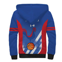 France Basketball Custom Sherpa Hoodie Allez Les Bleus - Wonder Print Shop