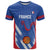 France Basketball Custom T Shirt Allez Les Bleus - Wonder Print Shop