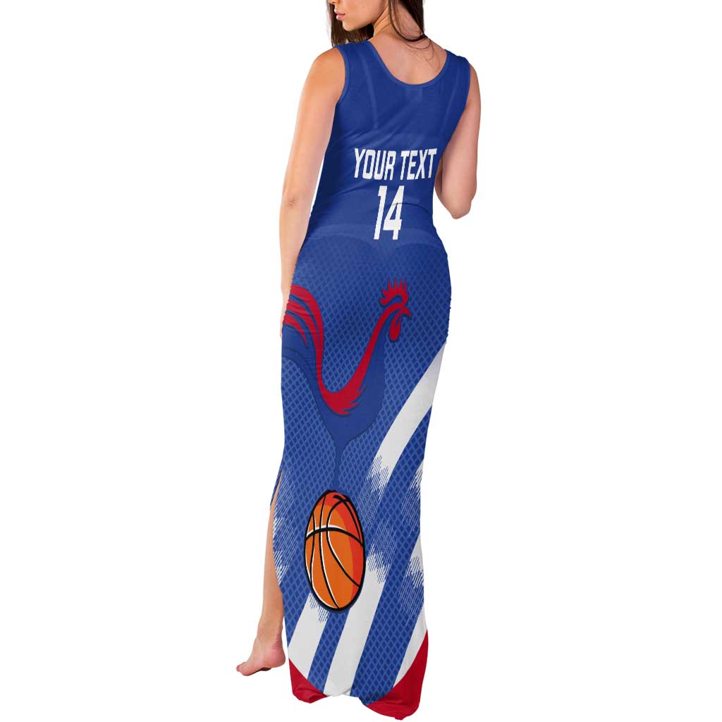 France Basketball Custom Tank Maxi Dress Allez Les Bleus - Wonder Print Shop