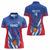 France Basketball Custom Women Polo Shirt Allez Les Bleus - Wonder Print Shop