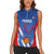 France Basketball Custom Women Sleeveless Polo Shirt Allez Les Bleus - Wonder Print Shop