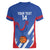 France Basketball Custom Women V-Neck T-Shirt Allez Les Bleus - Wonder Print Shop
