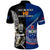 New Zealand And Samoa Rugby Polo Shirt All Black Tiki Fern Mix Manu Samoa 2023 World Cup - Wonder Print Shop