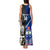 Custom New Zealand And Samoa Rugby Tank Maxi Dress All Black Tiki Fern Mix Manu Samoa 2023 World Cup - Wonder Print Shop