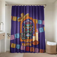 Mexico Day Of The Dead Bathroom Set Sombrero Sugar Skull Marigold Pan De Muerto - Wonder Print Shop