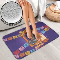 Mexico Day Of The Dead Bathroom Set Sombrero Sugar Skull Marigold Pan De Muerto - Wonder Print Shop