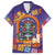 Mexico Day Of The Dead Family Matching Short Sleeve Bodycon Dress and Hawaiian Shirt Sombrero Sugar Skull Marigold Pan De Muerto - Wonder Print Shop