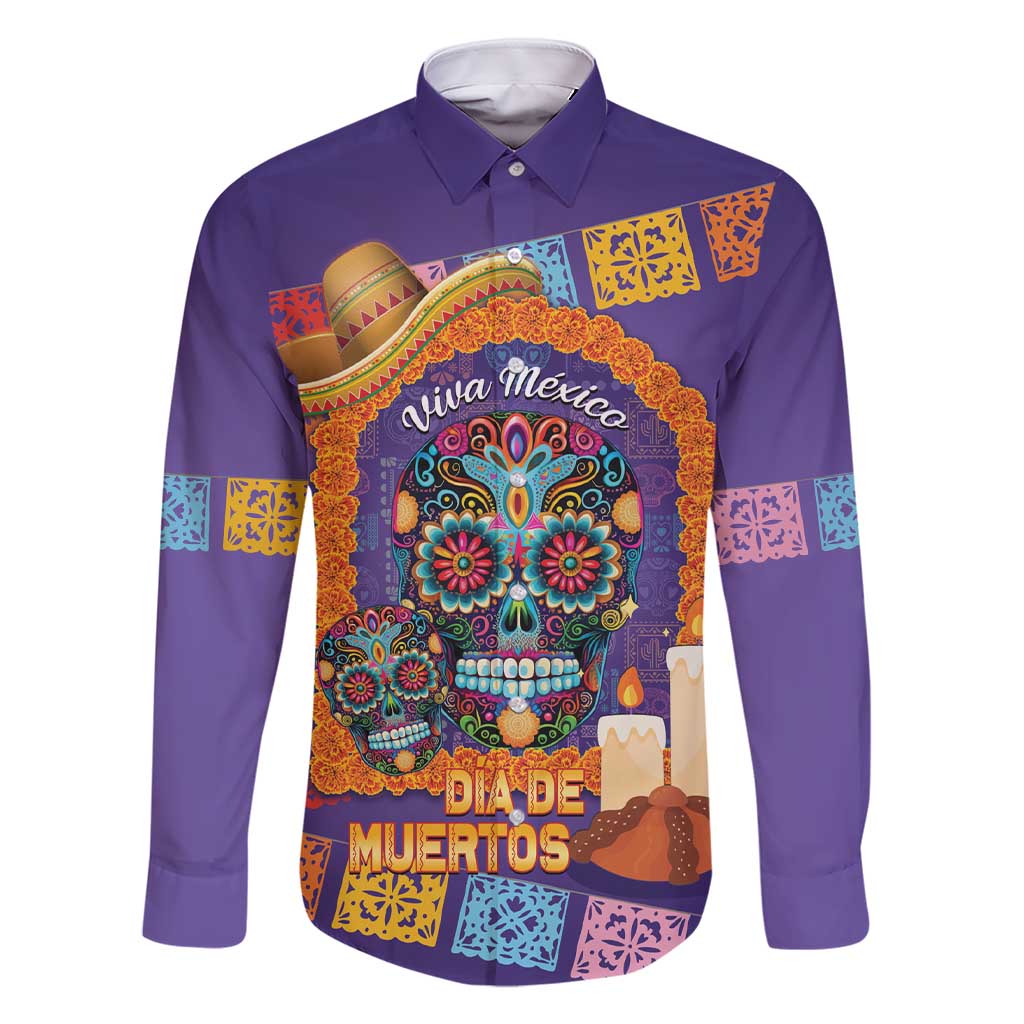 Mexico Day Of The Dead Family Matching Short Sleeve Bodycon Dress and Hawaiian Shirt Sombrero Sugar Skull Marigold Pan De Muerto - Wonder Print Shop