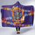 Mexico Day Of The Dead Hooded Blanket Sombrero Sugar Skull Marigold Pan De Muerto - Wonder Print Shop