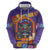 Mexico Day Of The Dead Hoodie Sombrero Sugar Skull Marigold Pan De Muerto - Wonder Print Shop