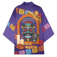 Mexico Day Of The Dead Kimono Sombrero Sugar Skull Marigold Pan De Muerto - Wonder Print Shop
