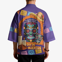 Mexico Day Of The Dead Kimono Sombrero Sugar Skull Marigold Pan De Muerto - Wonder Print Shop