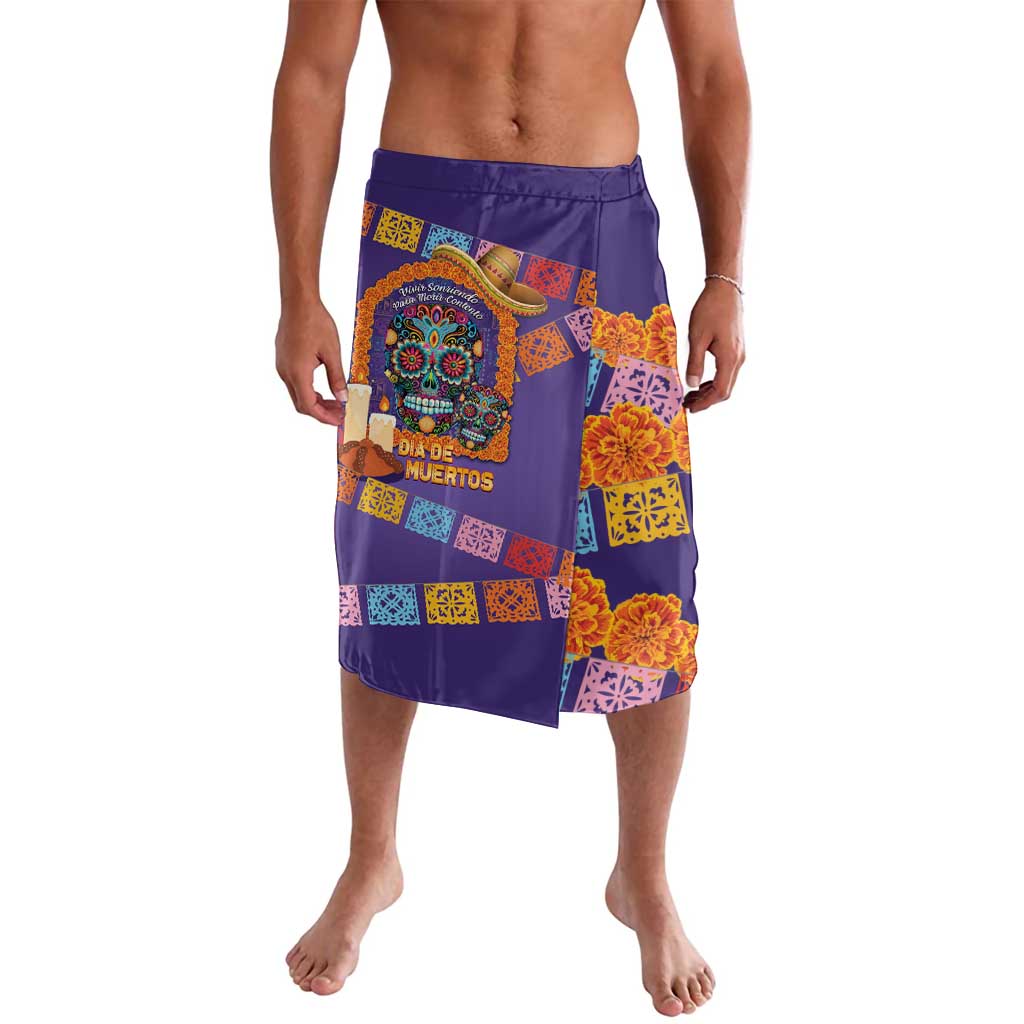 Mexico Day Of The Dead Lavalava Sombrero Sugar Skull Marigold Pan De Muerto - Wonder Print Shop