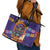 Mexico Day Of The Dead Leather Tote Bag Sombrero Sugar Skull Marigold Pan De Muerto - Wonder Print Shop