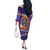 Mexico Day Of The Dead Off The Shoulder Long Sleeve Dress Sombrero Sugar Skull Marigold Pan De Muerto - Wonder Print Shop